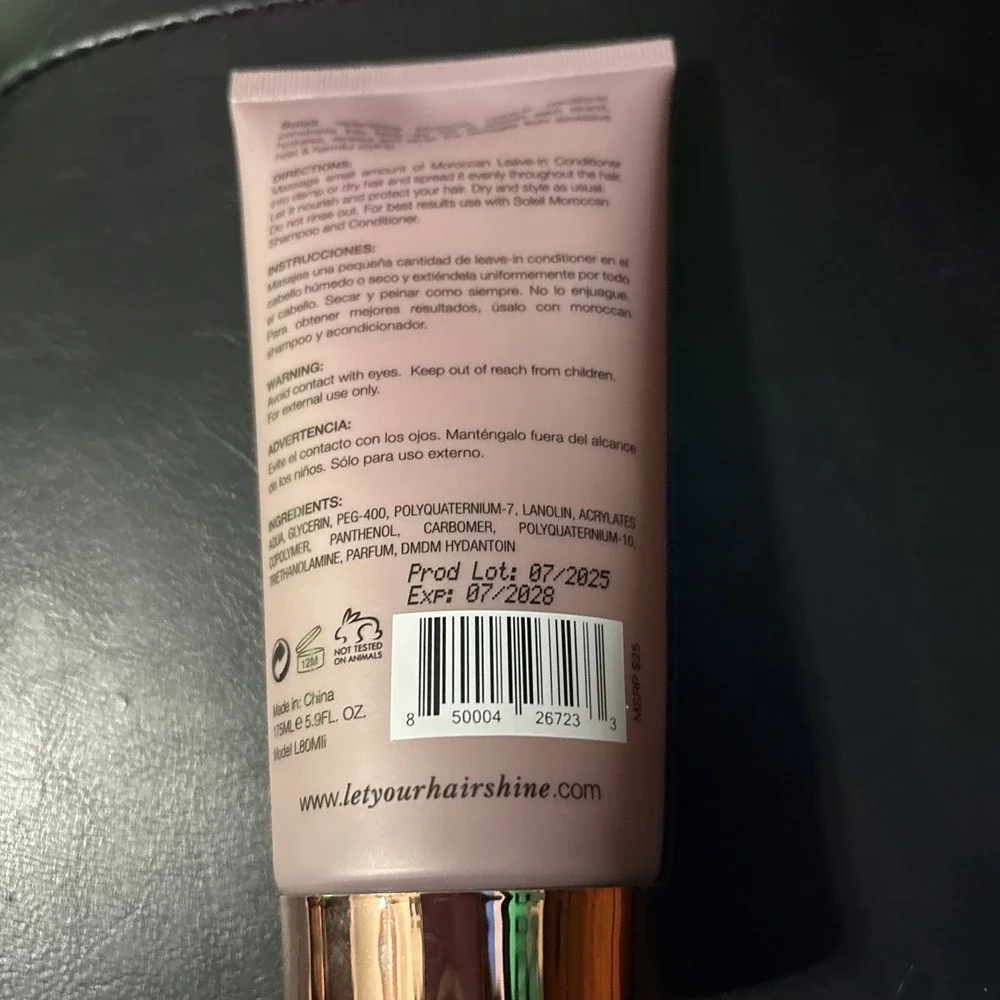 Soleil Hydro‎ Line Leave-In Conditioner Paraben-Free 175ML All Hair Types